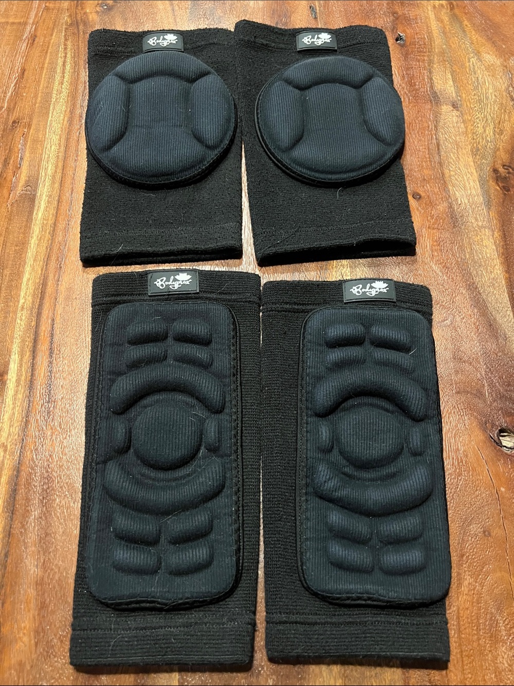 Kids Black Padded Knee and Shin Guards by